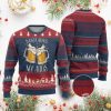 Funny Xmas Beers Couple Ugly Christmas Sweater Santa Loves My Jugs Beers Drinker - Image 1