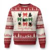 Funny Xmas Black Cat Ugly Christmas Sweater Meowy Christmas Cute Cats Coquette Bow - Image 1
