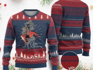 Funny Xmas Gruss Vom Krampus Ugly Christmas Sweater - Image 1