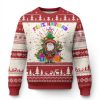 Funny Xmas In Mexico Ugly Christmas Sweater Feliz Navidad Sombrero Santa Xmas Tree - Image 1