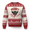 Funny Xmas Krampus Pug Dog Ugly Christmas Sweater Merry Krampug Cute Pug Satan - Image 1