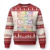 Funny Xmas Lgbt Ugly Christmas Sweater Ho Ho Ho Homosexual - Image 1