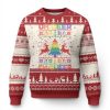 Funny Xmas Lgbt Ugly Christmas Sweater Oh Deer Im Queer - Image 1