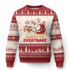 Funny Xmas Moo Deng For Everyone Ugly Christmas Sweater Cute Baby - Image 1