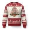 Funny Xmas Pitbull Ugly Christmas Sweater Merry Pitmas Christmas Tree Dog Lover - Image 1