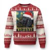 Funny Xmas Poodle Ugly Christmas Sweater Believe Christmas Starry Night Dog Lover - Image 1