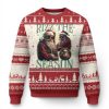 Funny Xmas Santa Ugly Christmas Sweater Rizz The Season Cool Santa - Image 1