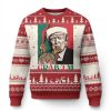 Funny Xmas T Ugly Christmas Sweater Grab Em T Hug Reindeer Cat - Image 1