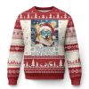 Funny Xmas Ugly Christmas Sweater Merry Woofmas Christmas Starry Night Dog Lover - Image 1