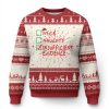 Funny Xmas Ugly Christmas Sweater Nice Naughty Insufficient Evidence - Image 1