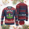 Funny Xmas Ugly Christmas Sweater On The List Of Naughty And I Regret Nothing - Image 1