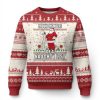 Funny Xmas Ugly Christmas Sweater Pround Members Of A Naughty List - Image 1
