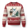 Funny Yule Yeti Ugly Christmas Sweater Christmas Mythical Creature Winter Solstice - Image 1