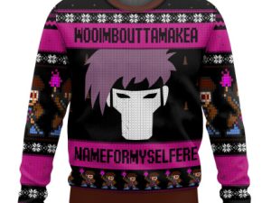 Gambit Make A Name For Myself Ugly Christmas Sweater - Image 1