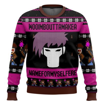gambit make a name for myself ugly christmas sweater 1 Gambit Make A Name For Myself Ugly Christmas Sweater - Image 1