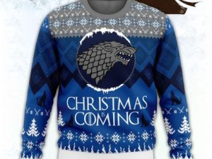 Game Of Thrones Christmas Is Coming Ugly Christmas Sweater - Image 1