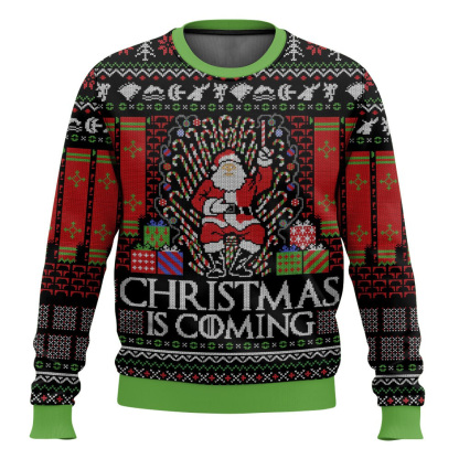 game of thrones christmas is coming ugly christmas sweater xmas gift 1 Game Of Thrones Christmas Is Coming Ugly Christmas Sweater Xmas Gift - Image 1