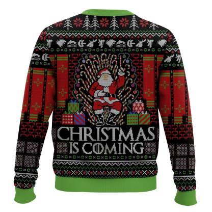 game of thrones christmas is coming ugly christmas sweater xmas gift 2 Game Of Thrones Christmas Is Coming Ugly Christmas Sweater Xmas Gift - Image 2