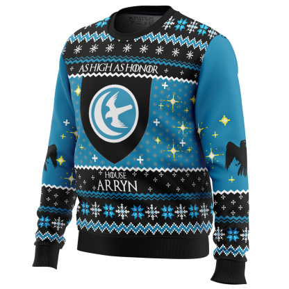 game of thrones house arryn ugly christmas sweater 2 Game Of Thrones House Arryn Ugly Christmas Sweater - Image 2