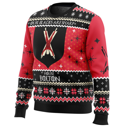 game of thrones house bolton ugly christmas sweater 2 Game Of Thrones House Bolton Ugly Christmas Sweater - Image 2