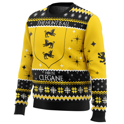 game of thrones house clegane ugly christmas sweater 2 Game Of Thrones House Clegane Ugly Christmas Sweater - Image 2