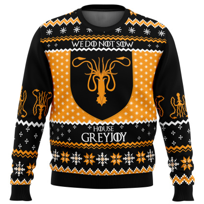 game of thrones house greyjoy ugly christmas sweater 1 Game Of Thrones House Greyjoy Ugly Christmas Sweater - Image 1