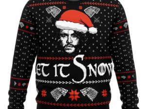 Game Of Thrones Let It Snow Ugly Christmas Sweater Holiday Gift - Image 1