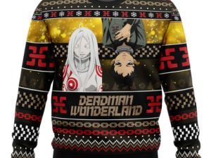 Ganta And Shiro Deadman Wonderland Ugly Christmas Sweater - Image 1
