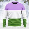 Genderqueer Flag Ugly Christmas Sweater - Image 1