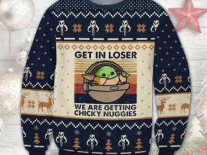 Get In Loser Ugly Christmas Sweater Holiday Gift - Image 1