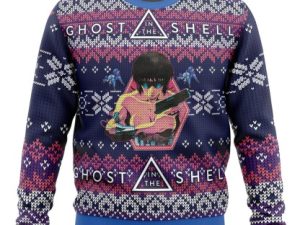 Ghost In The Shell Alt Ugly Christmas Sweater - Image 1