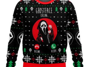 Ghostface Ugly Christmas Sweater - Image 1