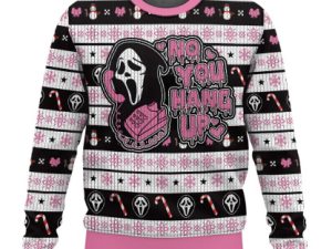 Ghostface Ugly Christmas Sweater Gift For Family - Image 1