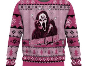 Ghostface Ugly Christmas Sweater Holiday Idea - Image 1