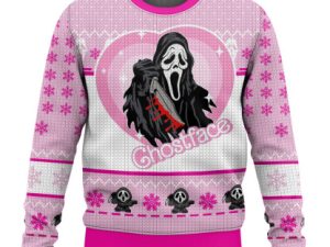 Ghostface Ugly Christmas Sweater Unisex - Image 1