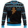 Gingerbread Cookie Monster Ugly Christmas Sweater - Image 1
