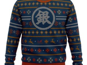 Gintama Gintoki Symbol Ugly Christmas Sweater - Image 1