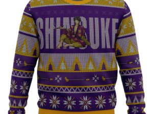 Gintama Smokin Shinsuke Ugly Christmas Sweater - Image 1