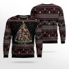 Giraffe Christmas Tree Ugly Christmas Sweater - Image 2