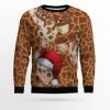 Giraffe Funny Ugly Christmas Sweater - Image 1