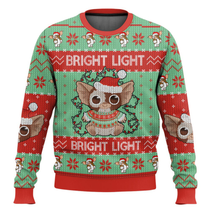 gizmo ugly christmas sweater holiday gift 1 Gizmo Ugly Christmas Sweater Holiday Gift - Image 1