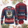 God Jul Ugly Christmas Sweater Yule Goat Xmas Wreath Winter Solstice - Image 1