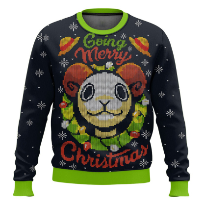 going merry christmas one piece ugly christmas sweater 1 Going Merry Christmas One Piece Ugly Christmas Sweater - Image 1