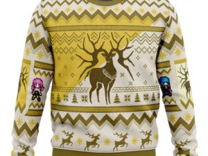 Golden Deer Fire Emblem Ugly Christmas Sweater - Image 1