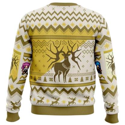golden deer fire emblem ugly christmas sweater 2 Golden Deer Fire Emblem Ugly Christmas Sweater - Image 2