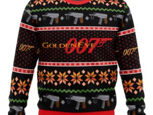 Golden Eye Ugly Christmas Sweater - Image 1