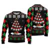 Golf Christmas Tree Snow Ugly Christmas Sweater - Image 1