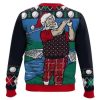 Golf Santa Claus Ugly Christmas Sweater Holiday Gift - Image 2