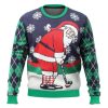 Golf Santa Claus Ugly Christmas Sweater Xmas Gift - Image 1