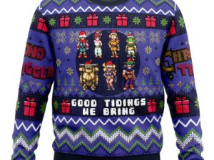Good Tidings We Bring Chrono Trigger Ugly Christmas Sweater - Image 1